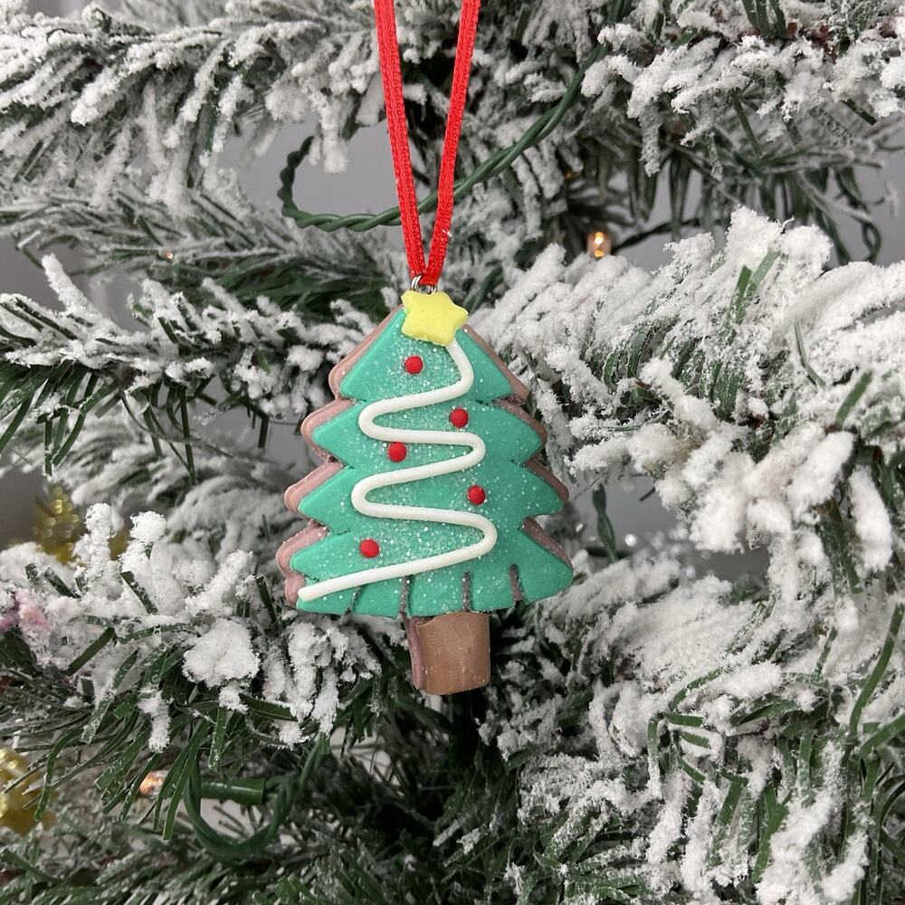 Christmas Tree Ornament-Festive Christmas Tree Cookie-The Bridge Collection